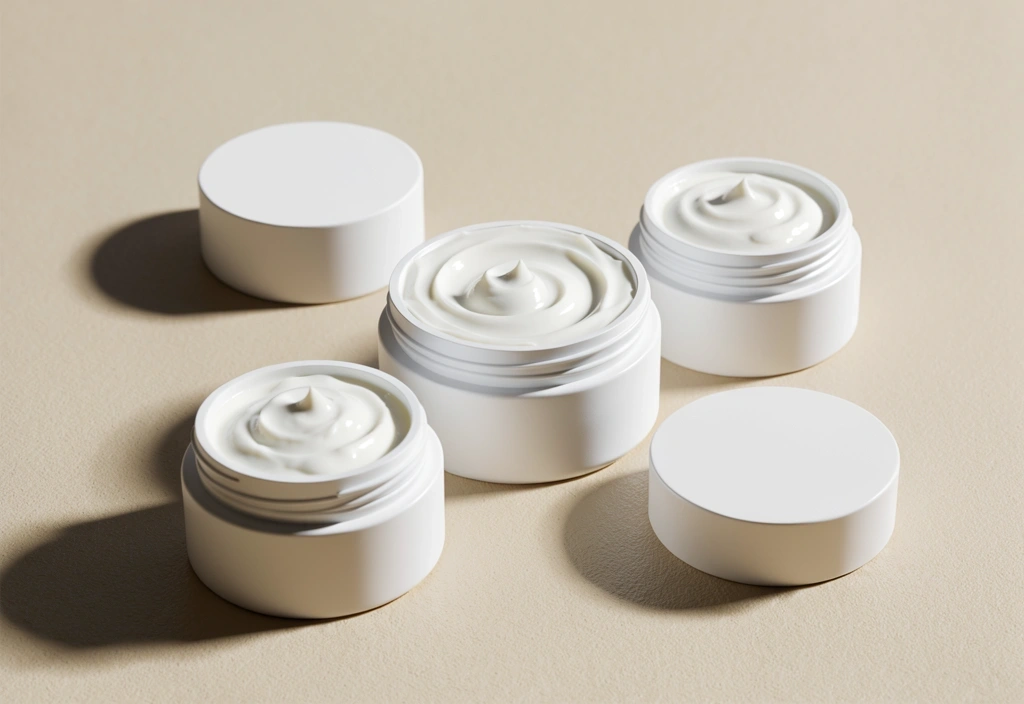 Skin rejuvenation products display